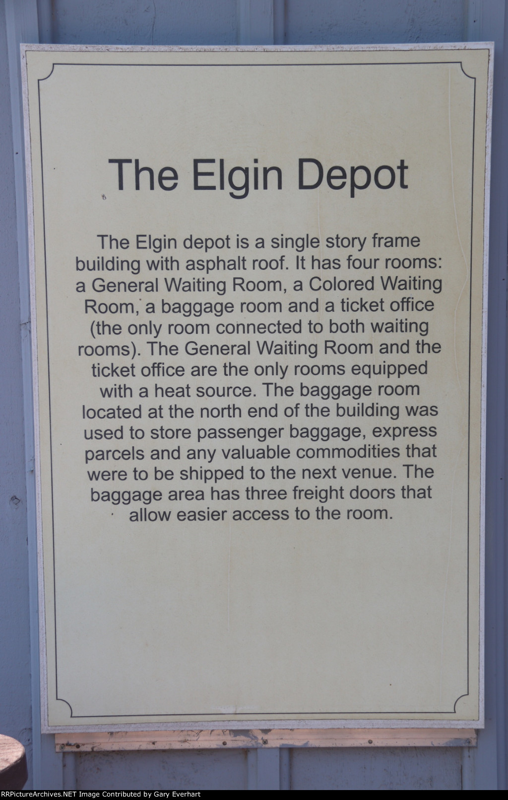 Frisco Depot from Elgin, OK